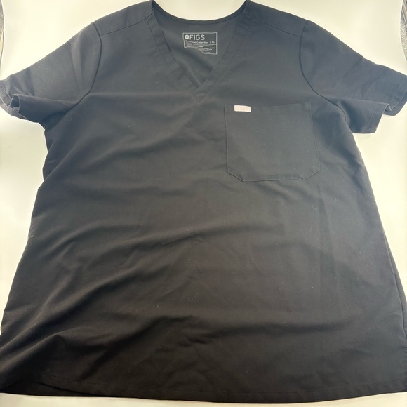 Figs Women’s Black Scrub Set Zamora Joggers Catarina Large - Picture 3 of 7